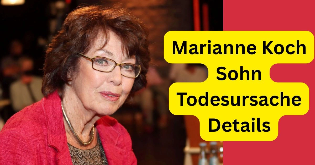Marianne Koch Sohn Todesursache Details